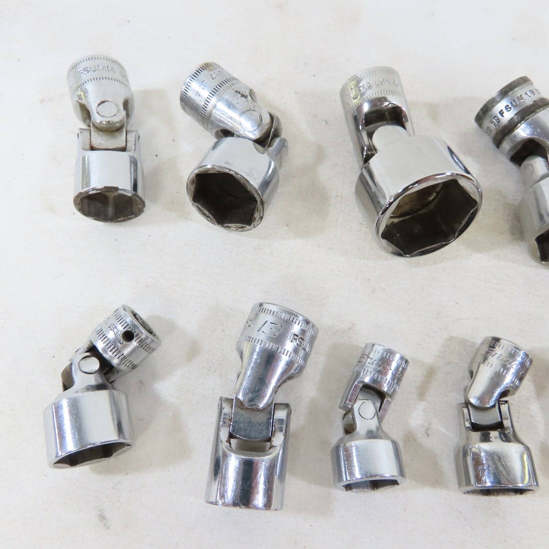 Snap-On 1/4" 3/8" Drive Metric Shallow Sockets - 2