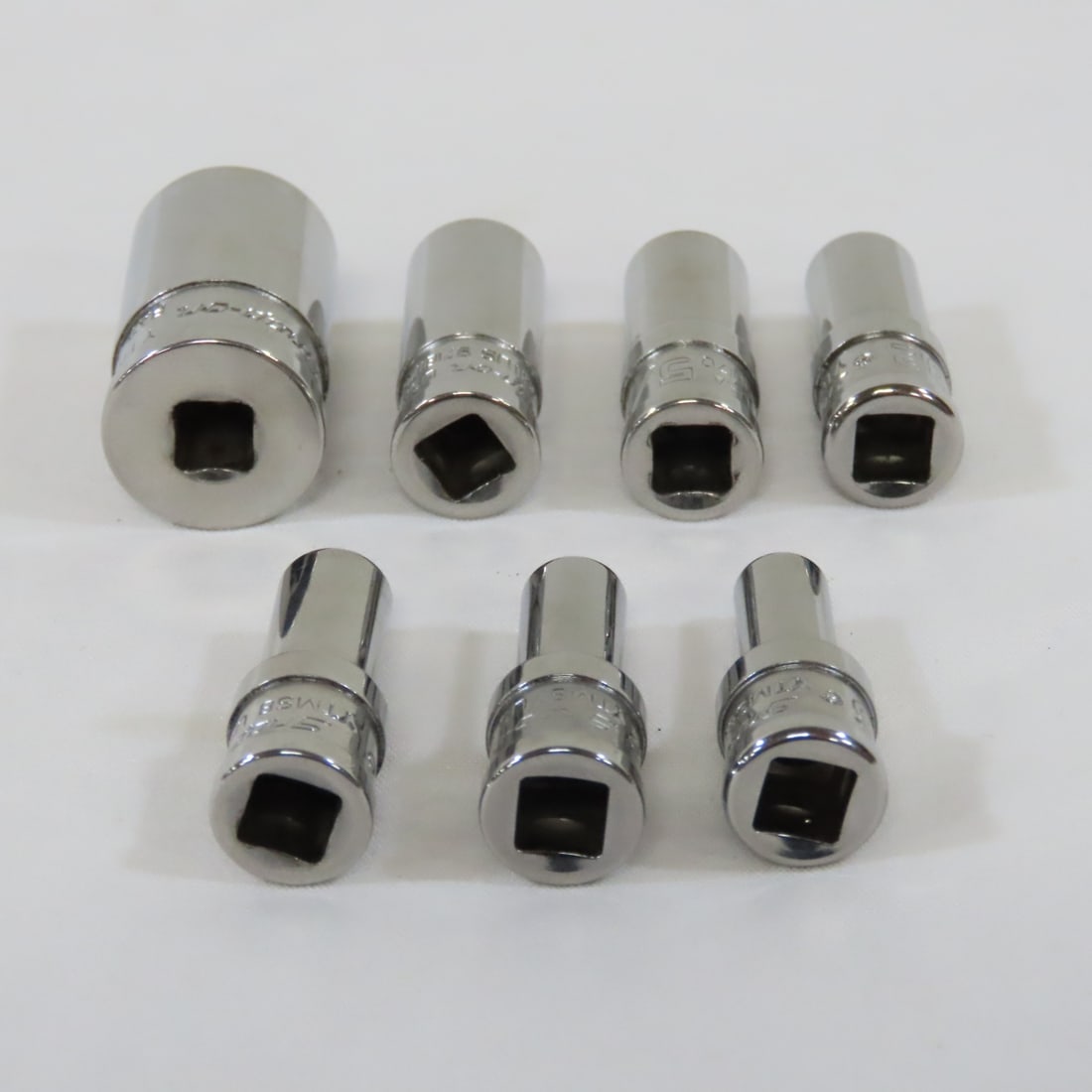 TRUE Snap-On 1/4" 1/2" Drive 6pc Deep Sockets - 4