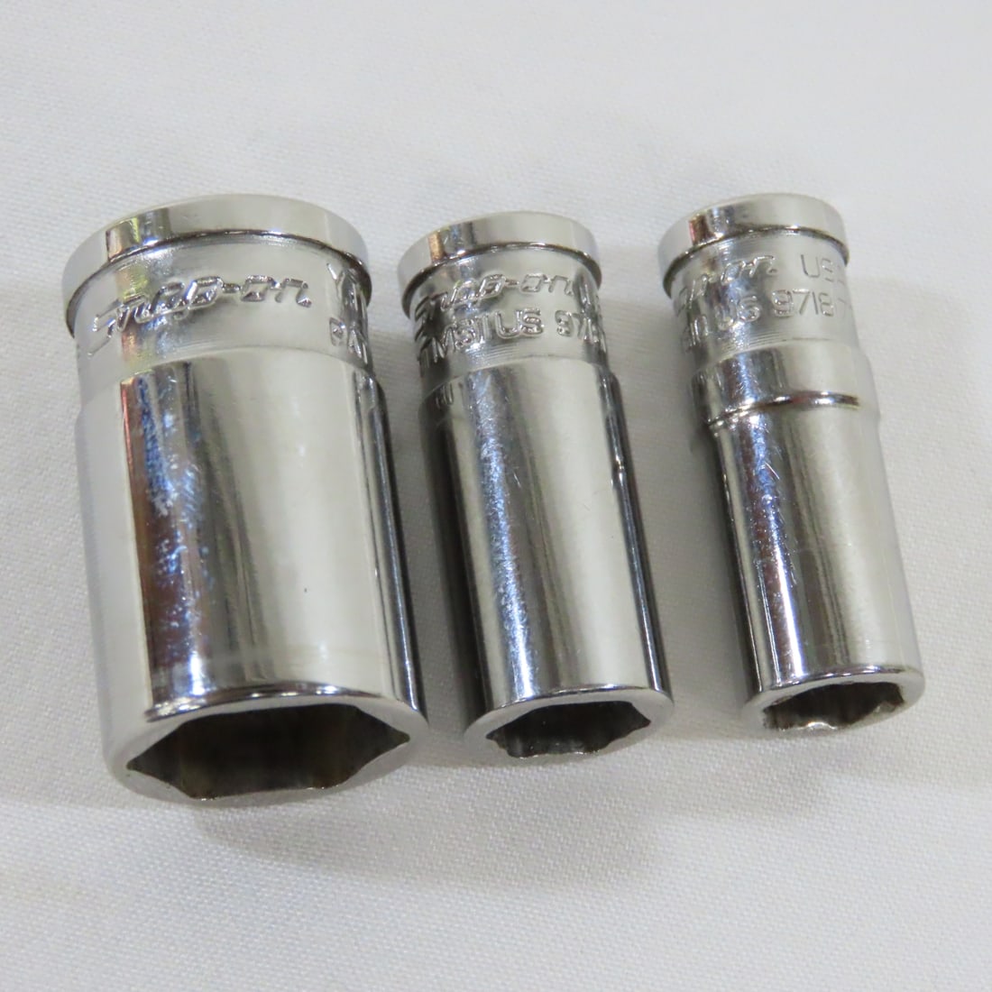 TRUE Snap-On 1/4" 1/2" Drive 6pc Deep Sockets - 5