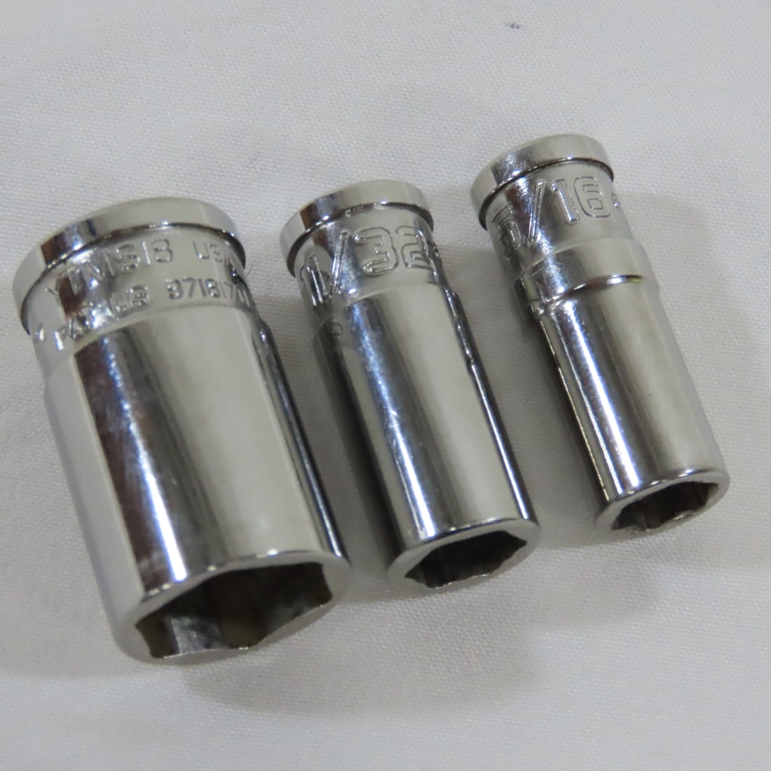 TRUE Snap-On 1/4" 1/2" Drive 6pc Deep Sockets - 6