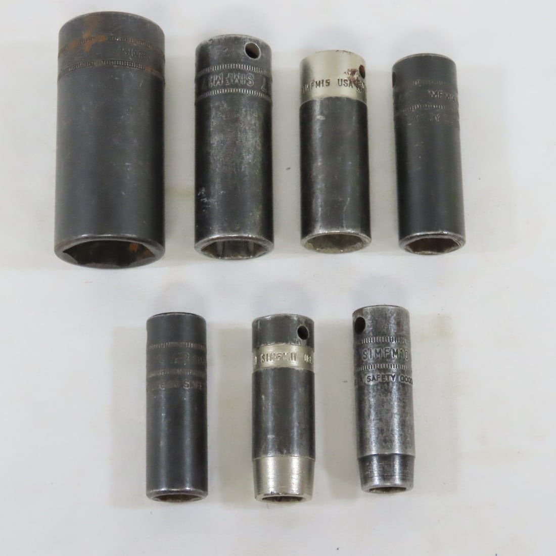 Snap-On 3/8" Drive 7pc Metric Deep Impact Sockets - 2