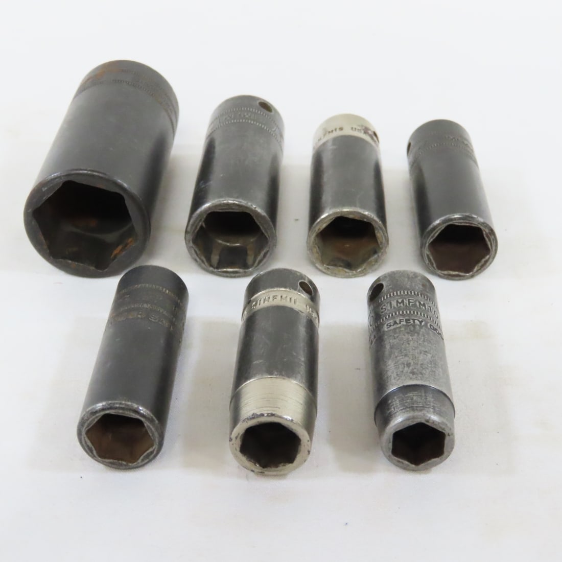 Snap-On 3/8" Drive 7pc Metric Deep Impact Sockets - 3