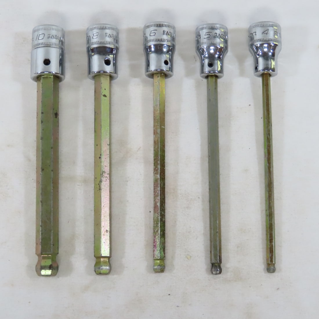 Snap-On 3/8 Drive 5pc Metric Long Ball Hex Sockets - 2