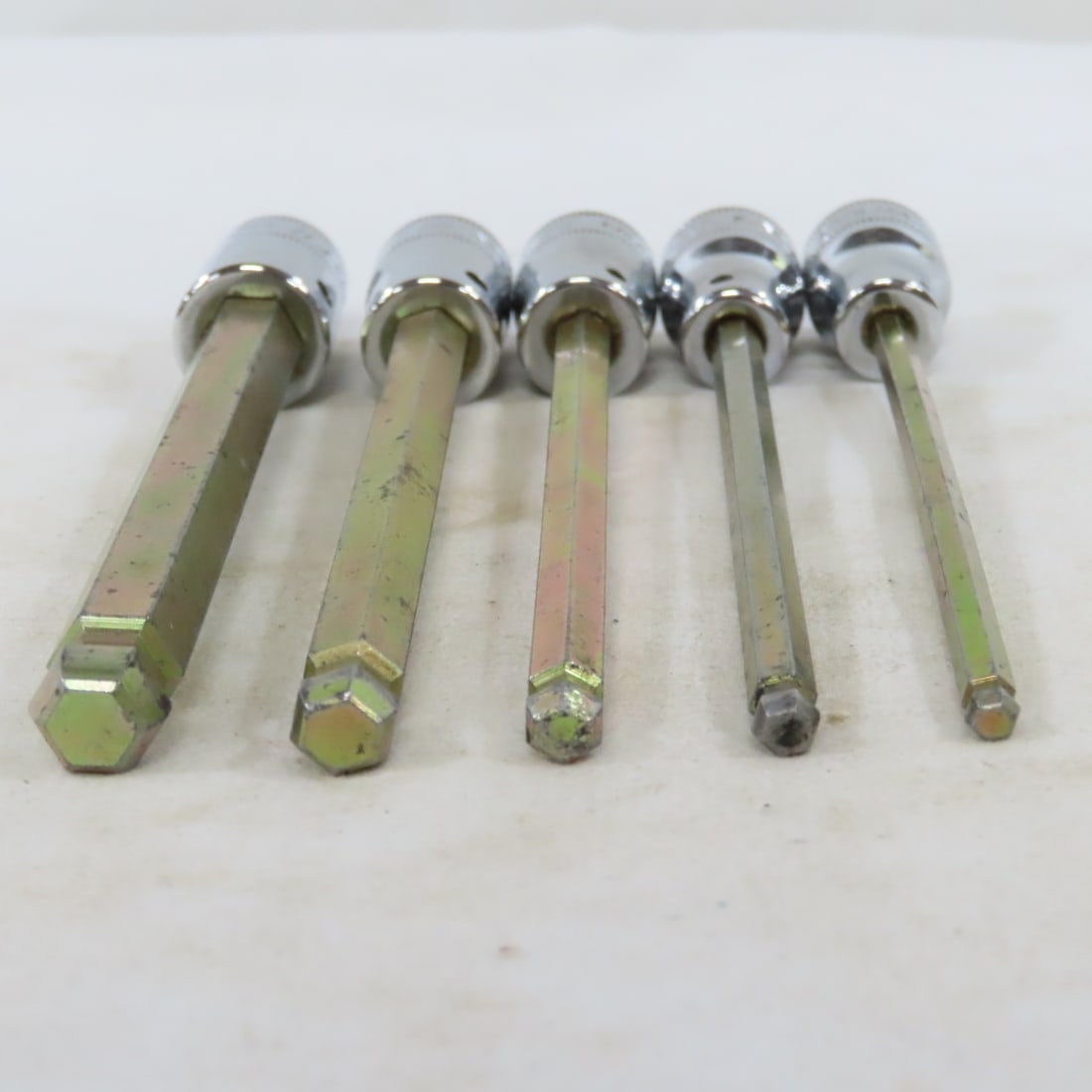 Snap-On 3/8 Drive 5pc Metric Long Ball Hex Sockets - 3