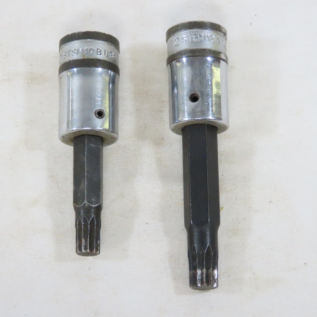 Snap-On 3/8" 1/2" Square Bit Metric Socket Drivers - 3