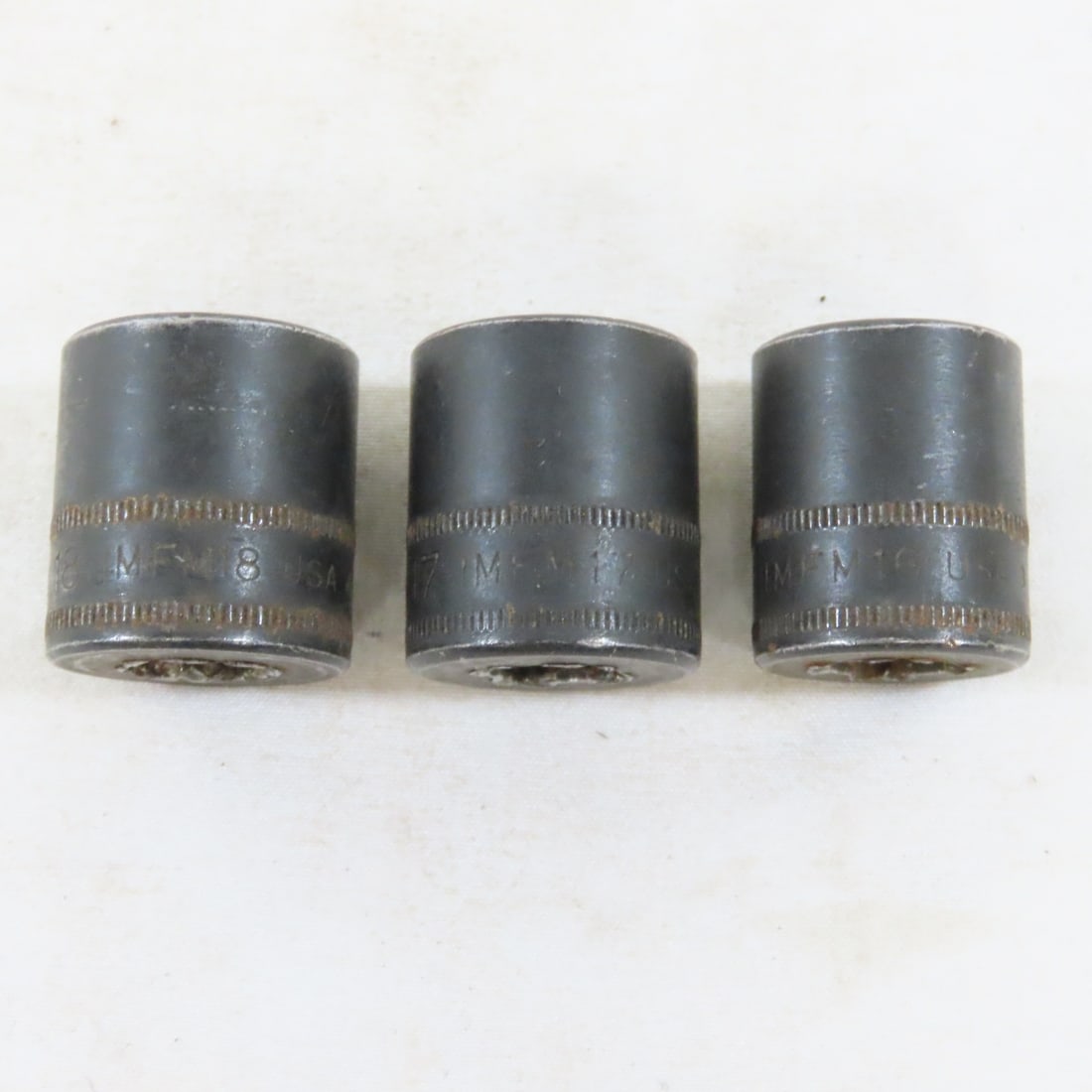 Snap-On 3/8" Drive 6pc Metric Flank Impact Sockets - 3