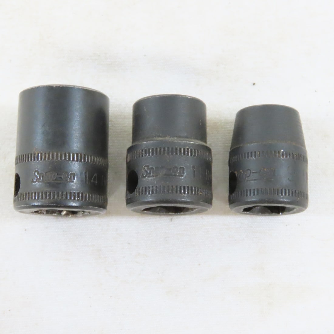 Snap-On 3/8" Drive 6pc Metric Flank Impact Sockets - 6