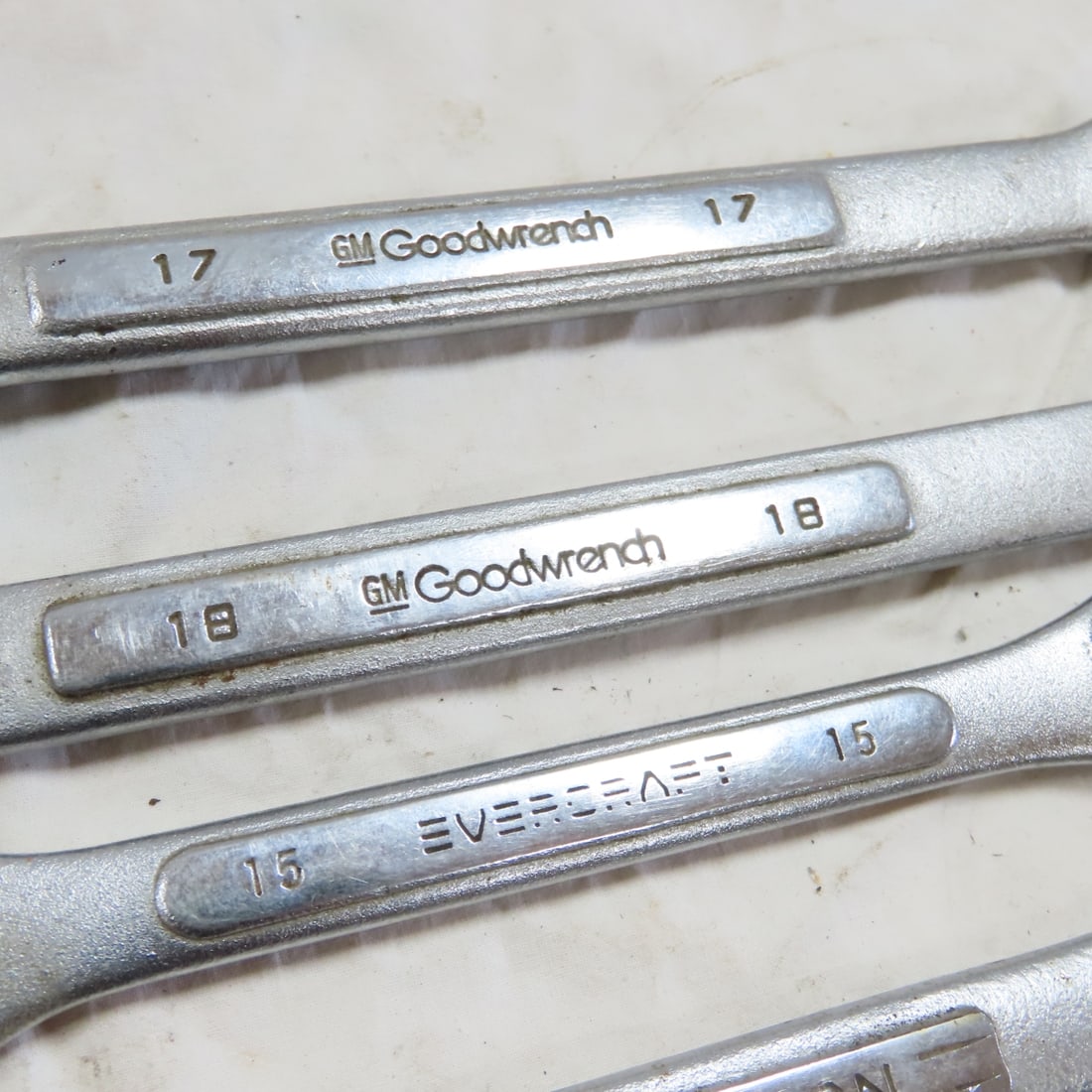 Collection of Open-End Combo Wrenches GM & Other - 7