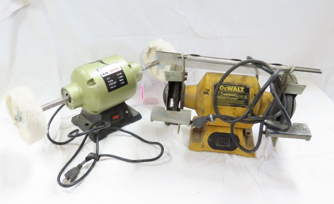 DeWalt DW756 & Neiko Tools 6" Bench Grinders (1 of 15)