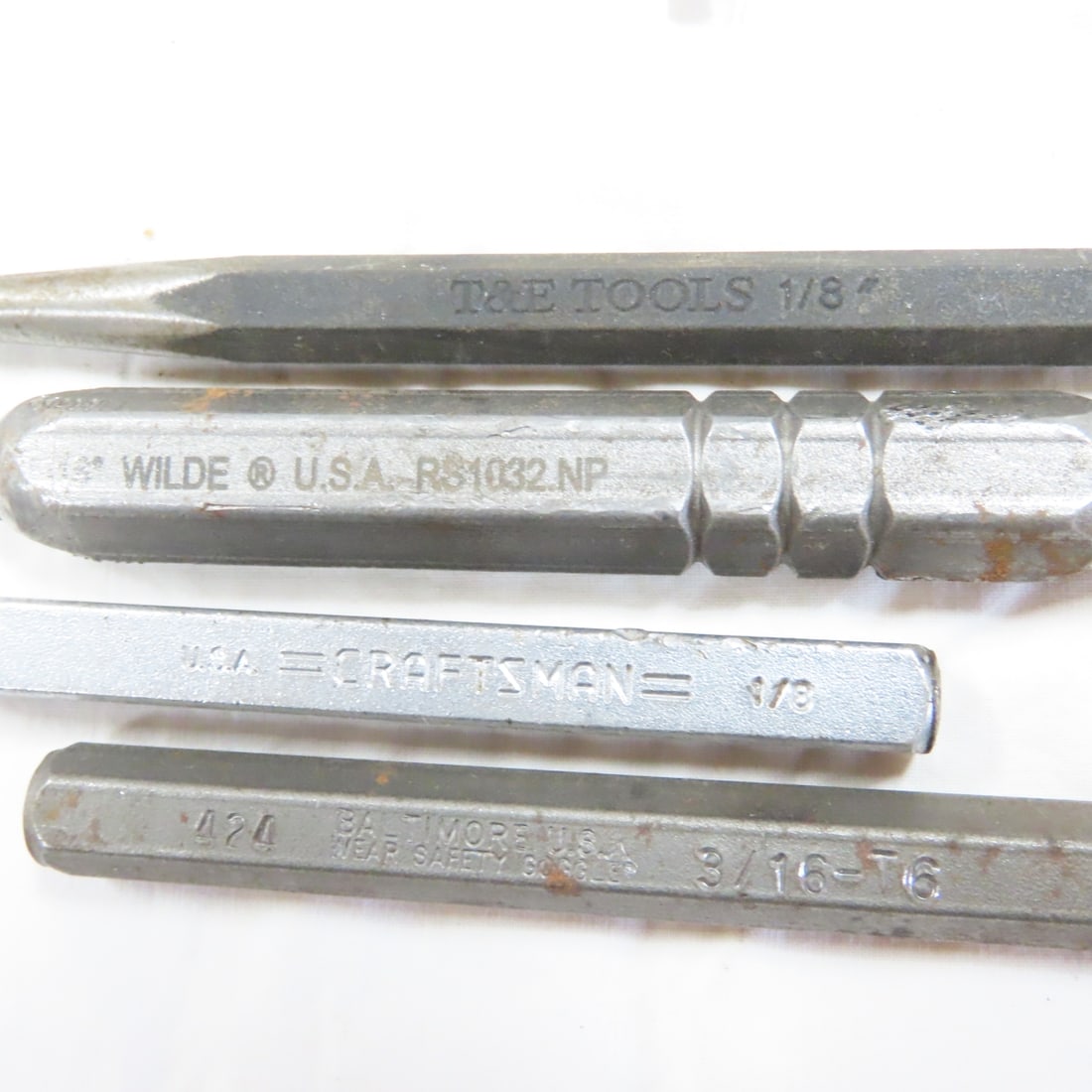 Collection of Metal Punches, Craftsman, MAC, Other - 7