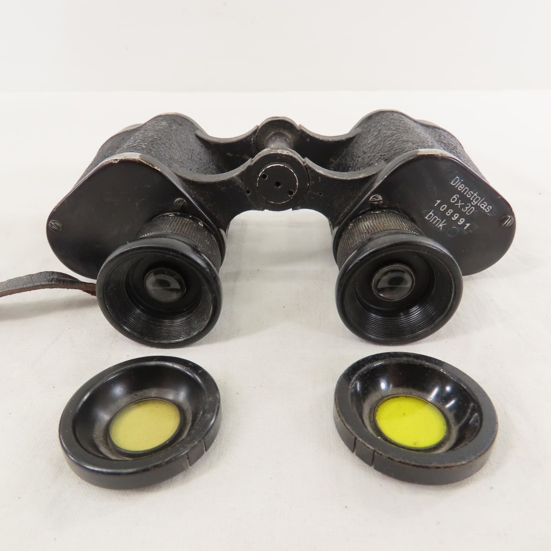 1935 German Dienstglas 6x30 Binoculars with Case - 6