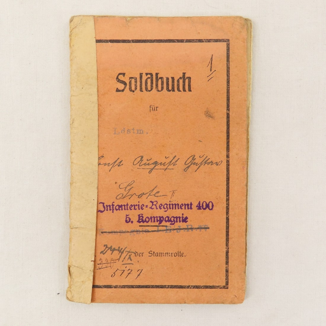 WWII German Soldbuch, Passport & Other Papers - 2