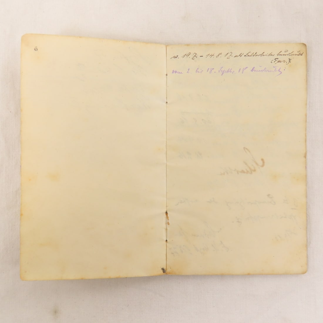 WWII German Soldbuch, Passport & Other Papers - 8