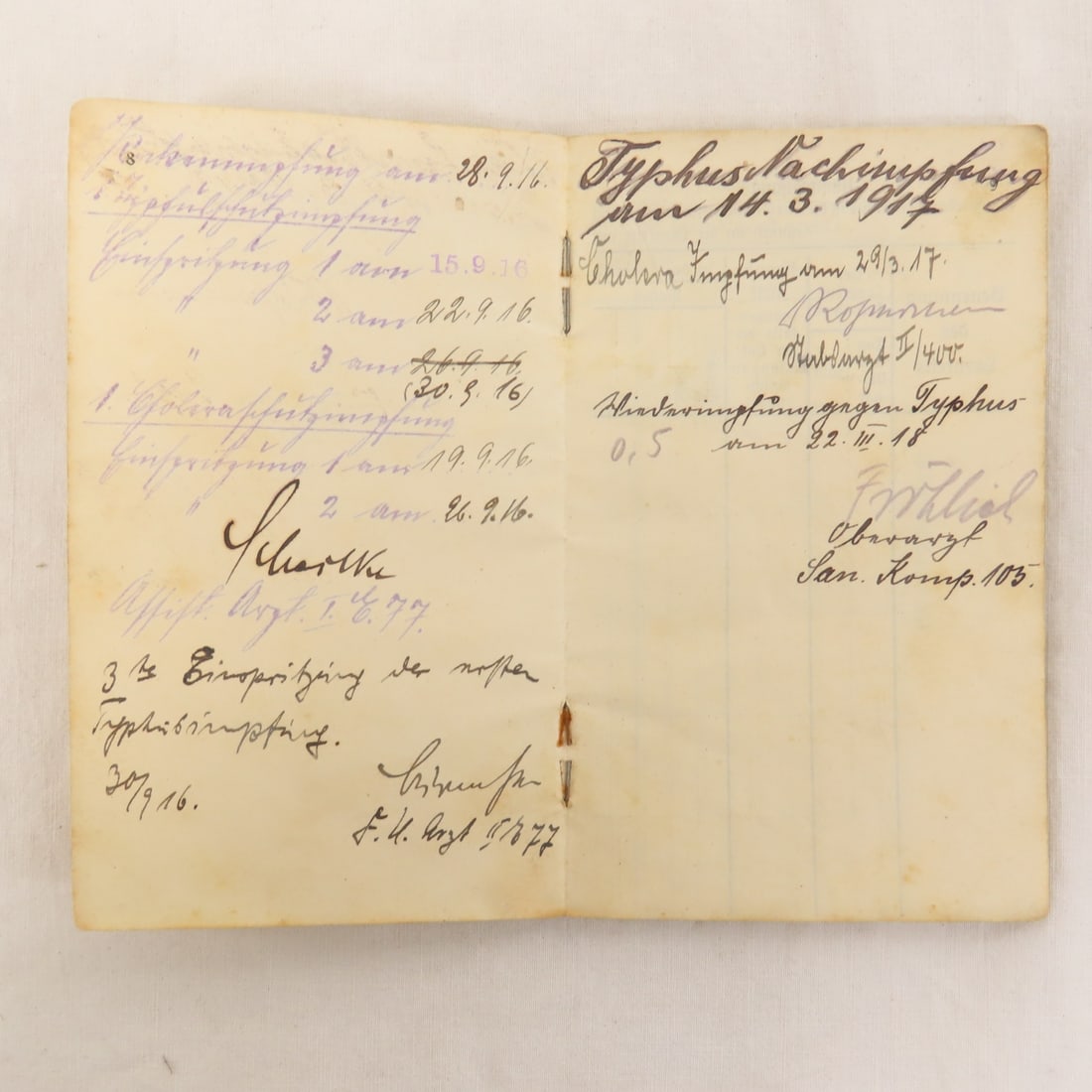 WWII German Soldbuch, Passport & Other Papers - 9