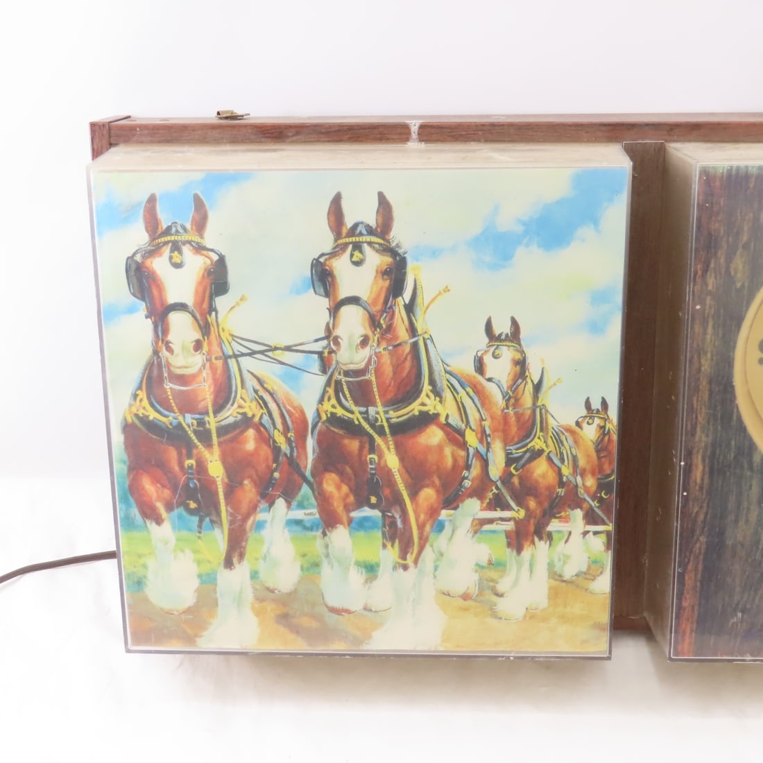 Vintage Busch Beer Lighted Clock - 2