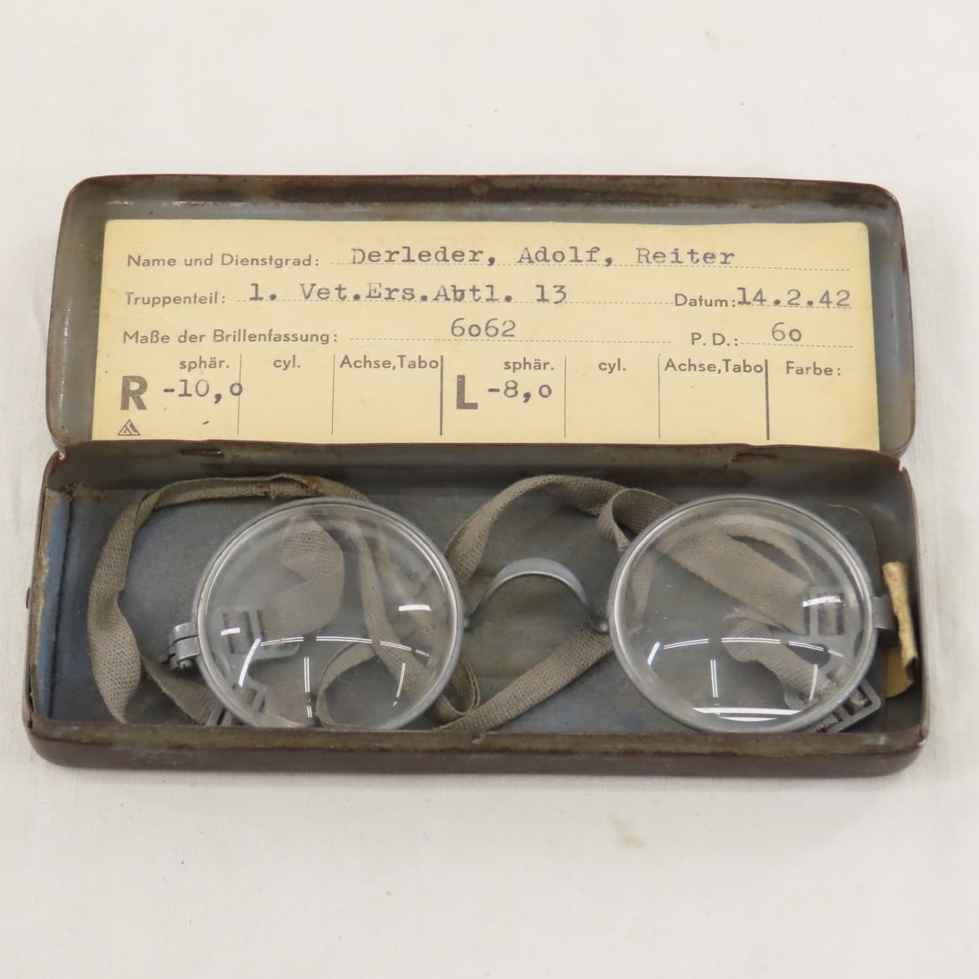 German WWII "Maskenbrille" & Sun/Dust Goggles - 2