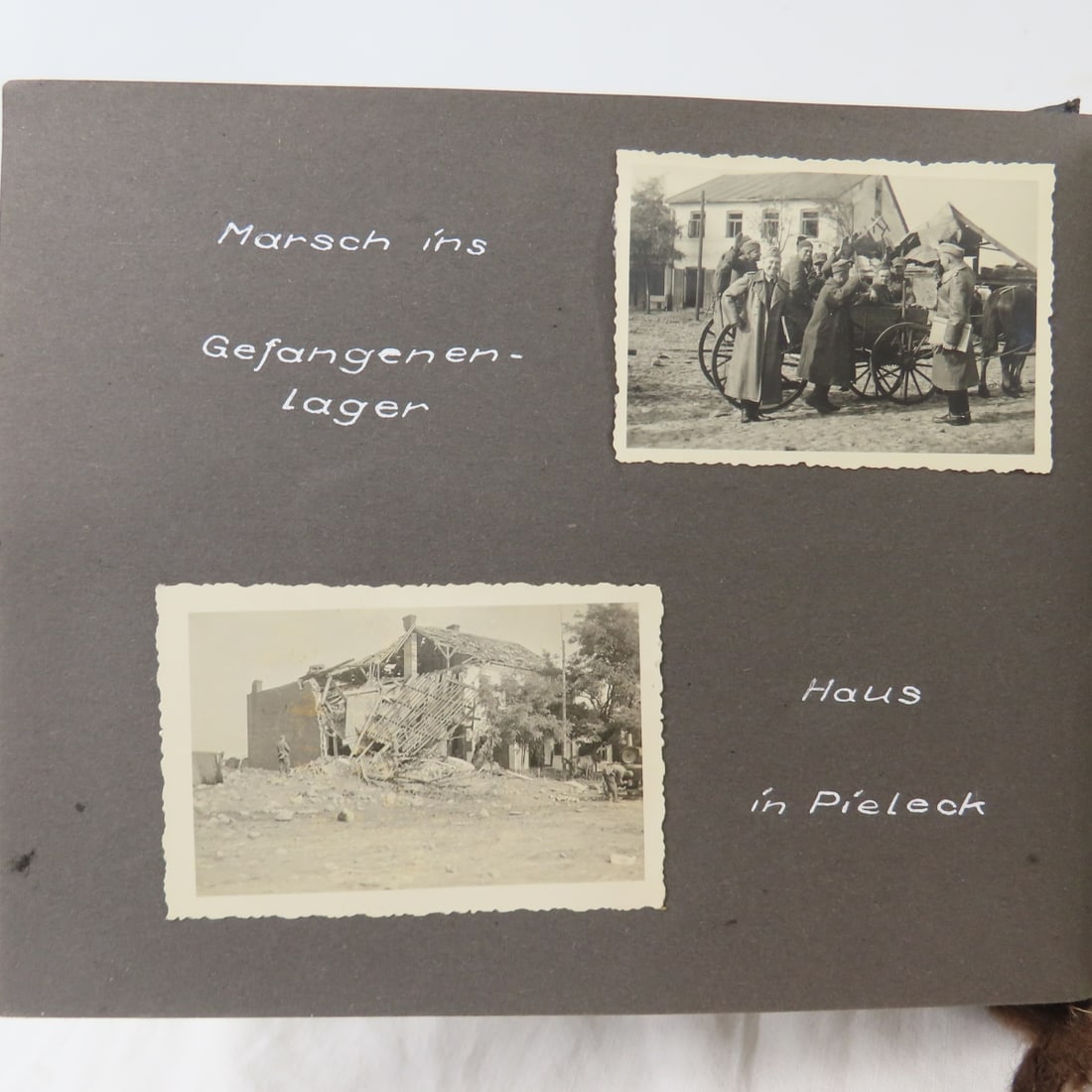 1939-40 German Photo Album Poland- France - 2