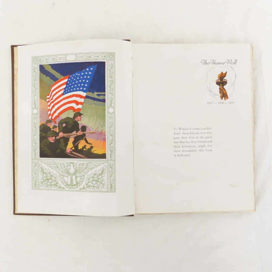 Winona County Minnesota In The World War Book - 5