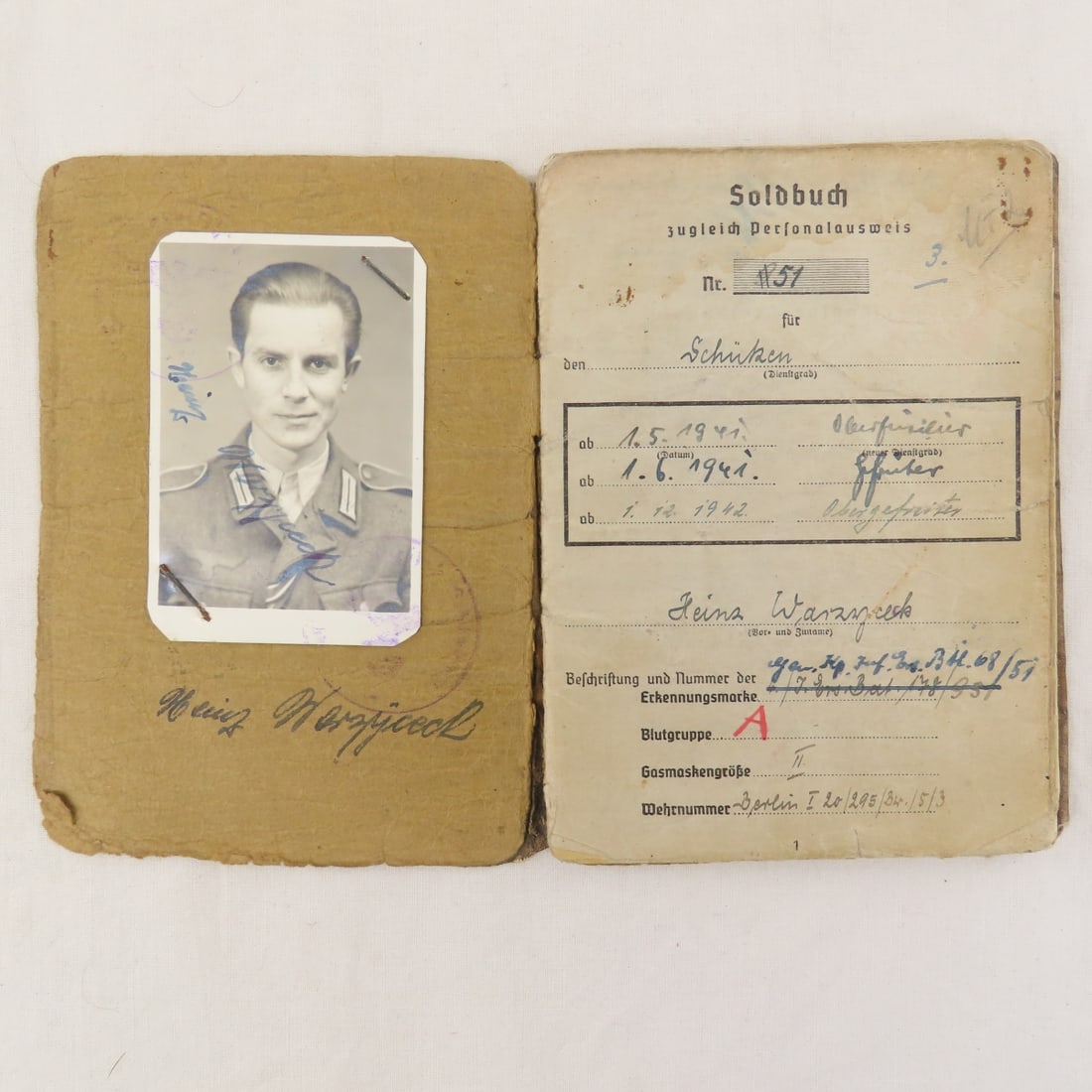 Soldbuch Grouping- WWII German 23rd Inf. Soldier - 3