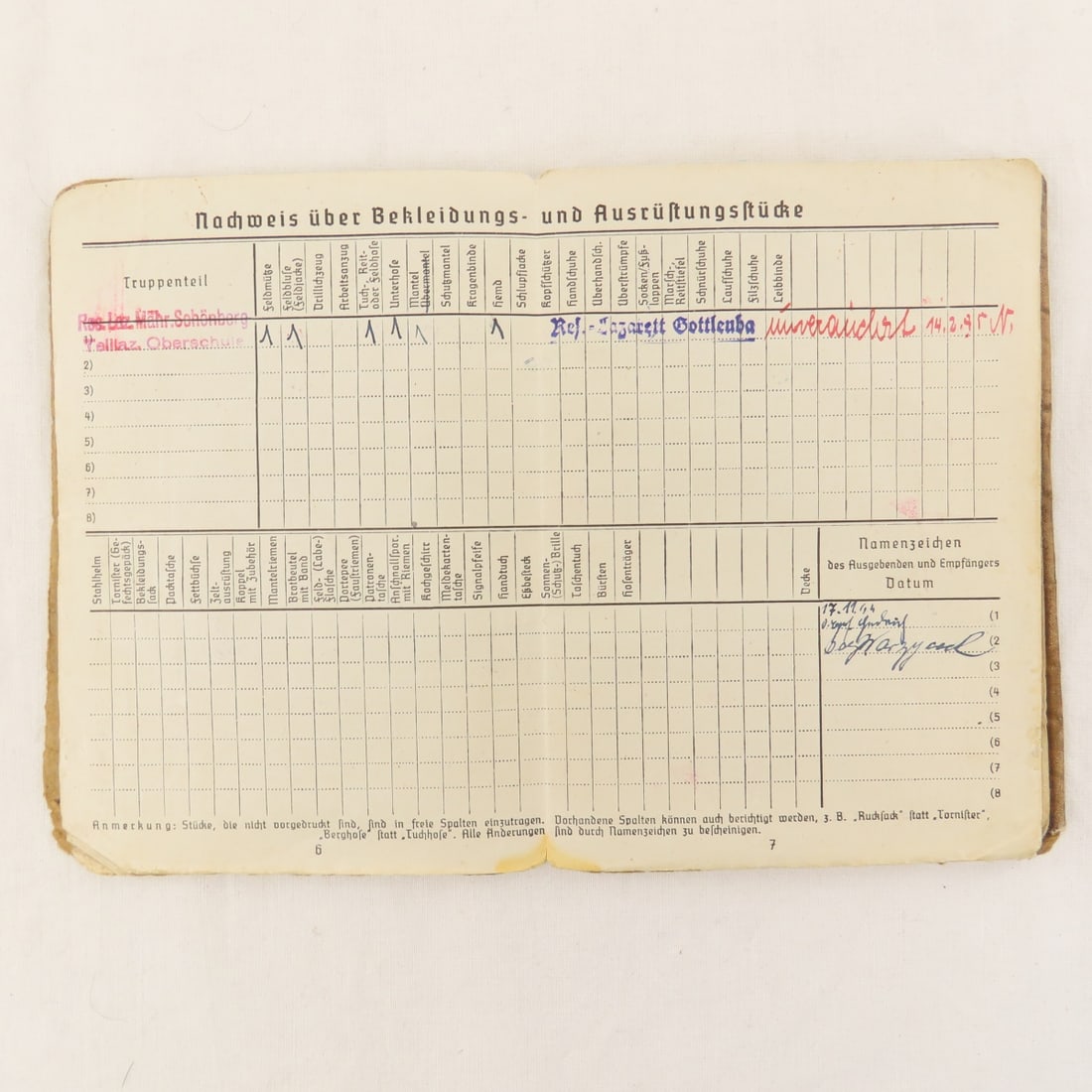 Soldbuch Grouping- WWII German 23rd Inf. Soldier - 5