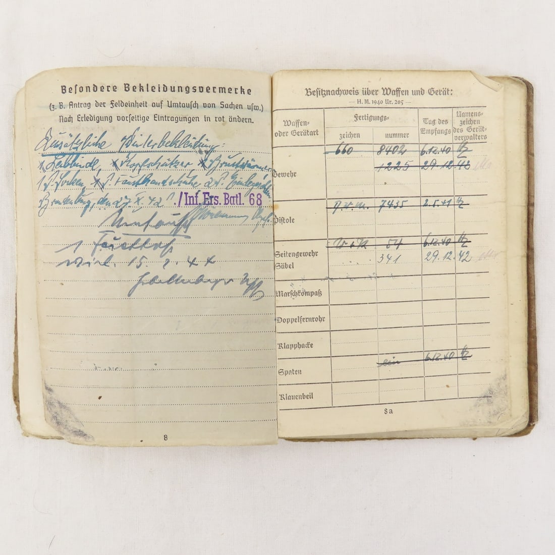 Soldbuch Grouping- WWII German 23rd Inf. Soldier - 7