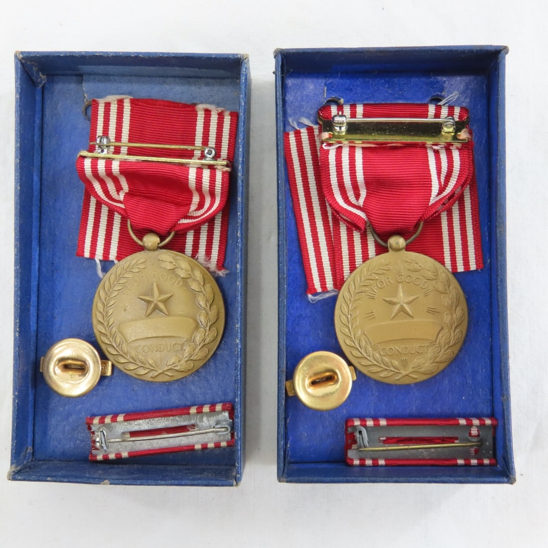 18 Vintage Boxed Army Good Conduct Medals - 5