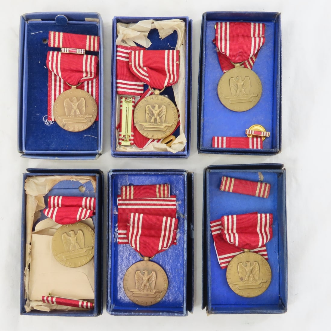 18 Vintage Boxed Army Good Conduct Medals - 6