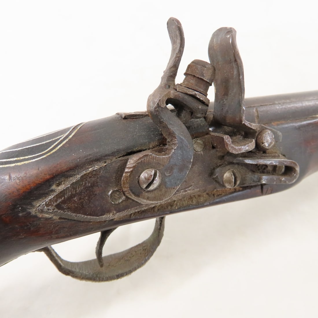 Indian Mughal .62 Caliber Flintlock Pistol - 8