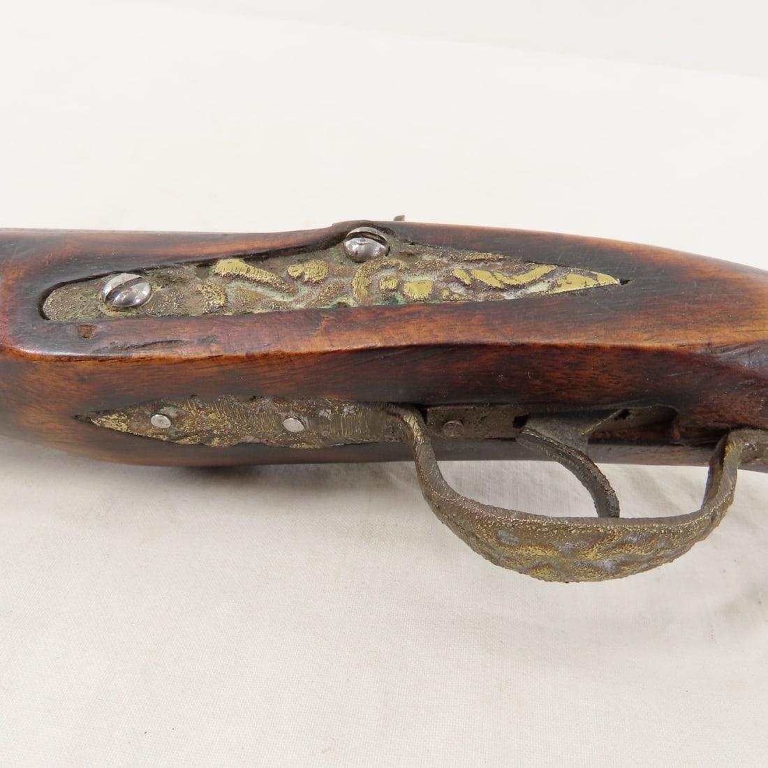 Indian Mughal .62 Caliber Flintlock Pistol - 9