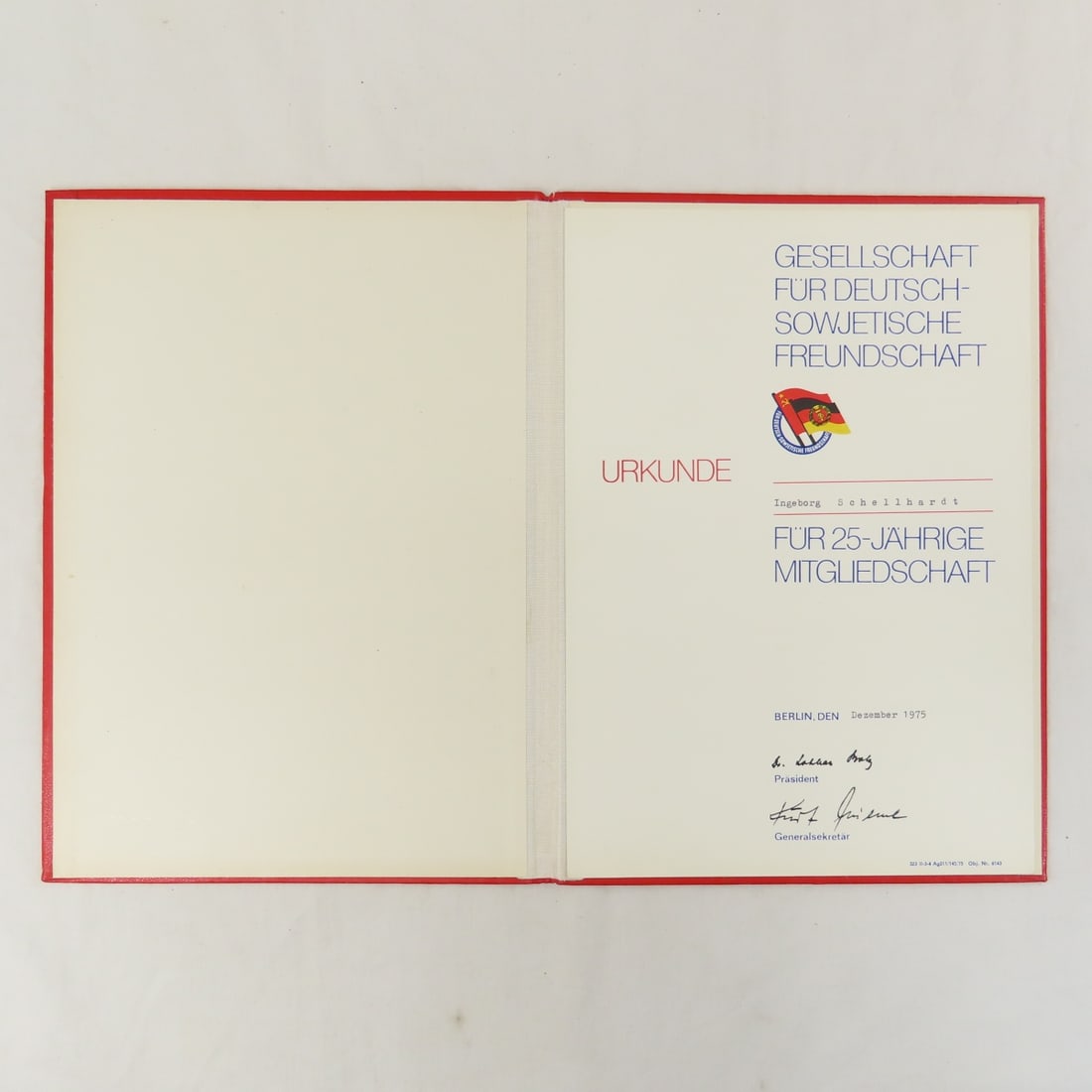 East German Union & Organizational Certificates - 8