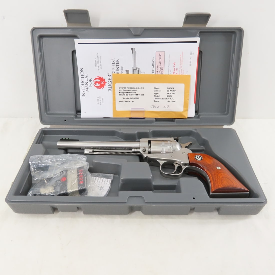 Ruger New Model Single-Nine .22 Win Mag Revolver - 19