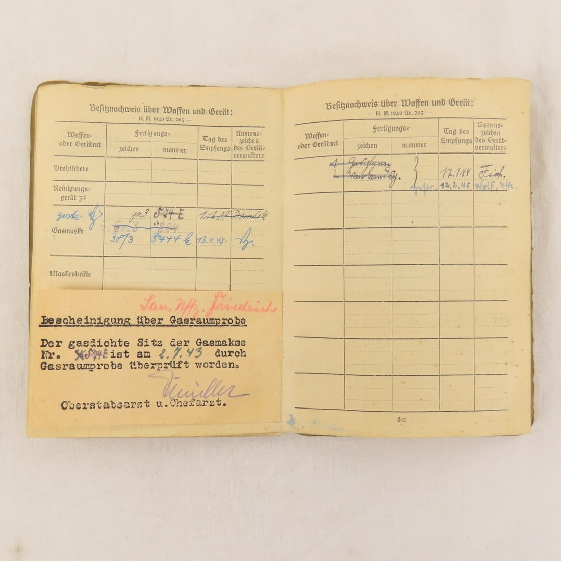WWII German Soldbuch & Other Papers - 8