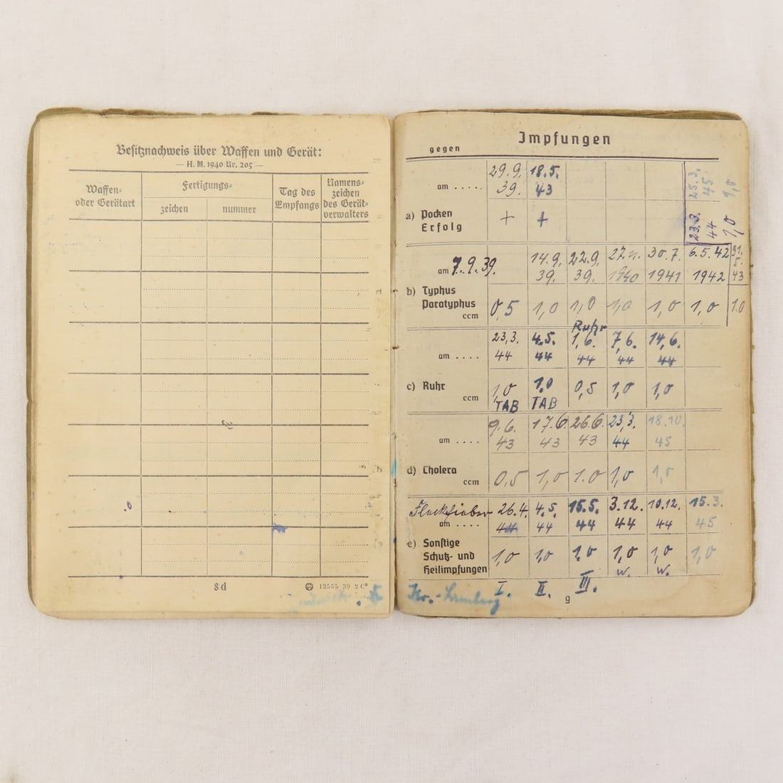 WWII German Soldbuch & Other Papers - 9