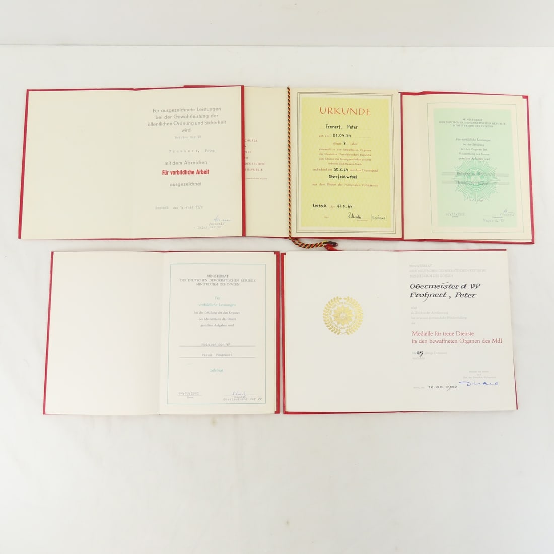 1963-81 East German Medals & Certificates - 13