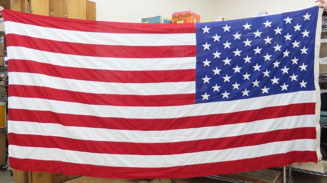 50 Star US Military Burial Flag - stitched stars - 2
