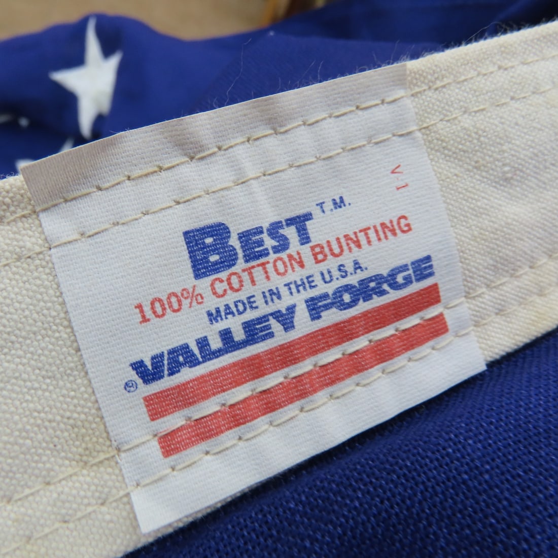 50 Star US Military Burial Flag - stitched stars - 3