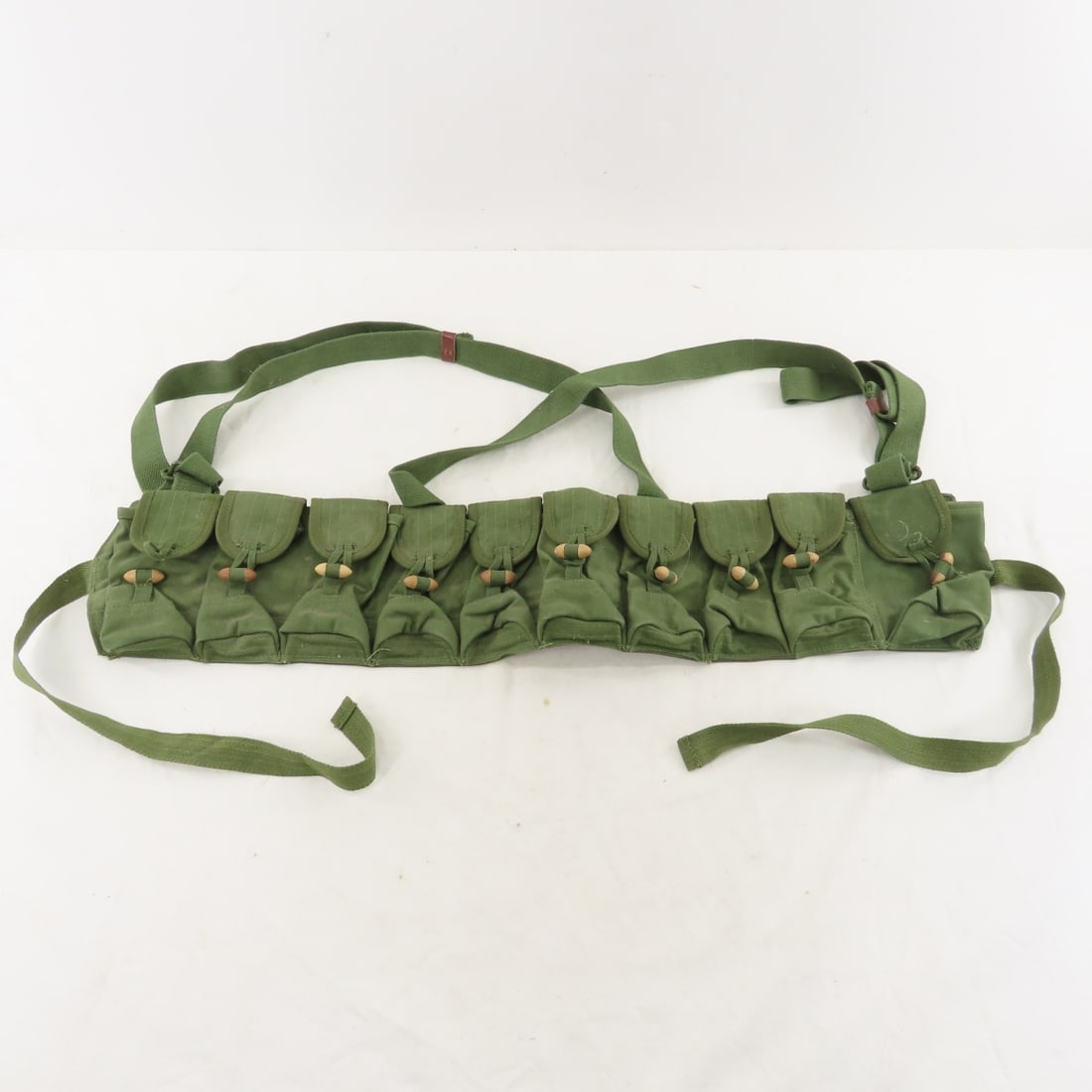 2 US WWII & 1 Vietcong Military Ammo Belts - 2