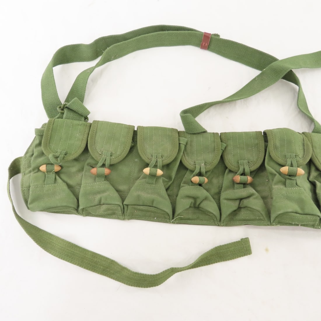 2 US WWII & 1 Vietcong Military Ammo Belts - 3