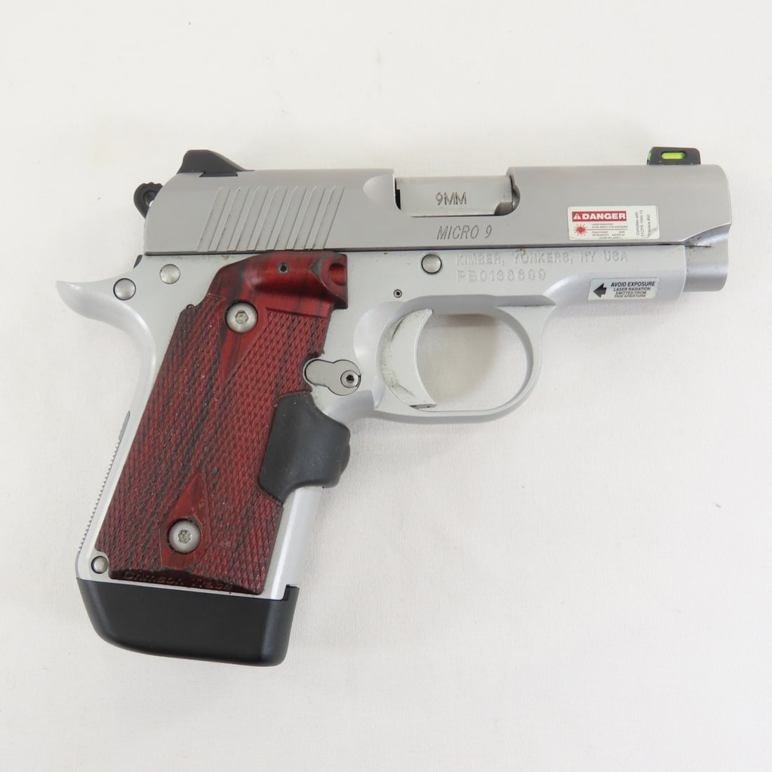Kimber Micro 9 Stainless 9mm Pistol w/Laser Grip - 2