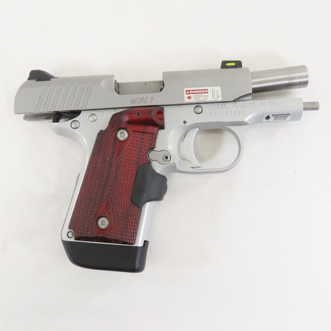 Kimber Micro 9 Stainless 9mm Pistol w/Laser Grip - 4