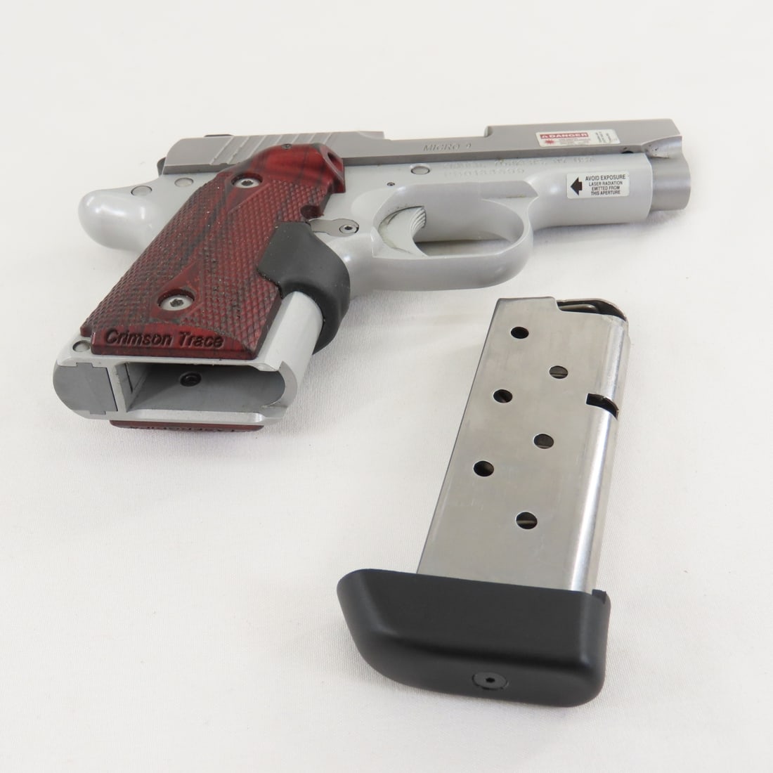 Kimber Micro 9 Stainless 9mm Pistol w/Laser Grip - 6