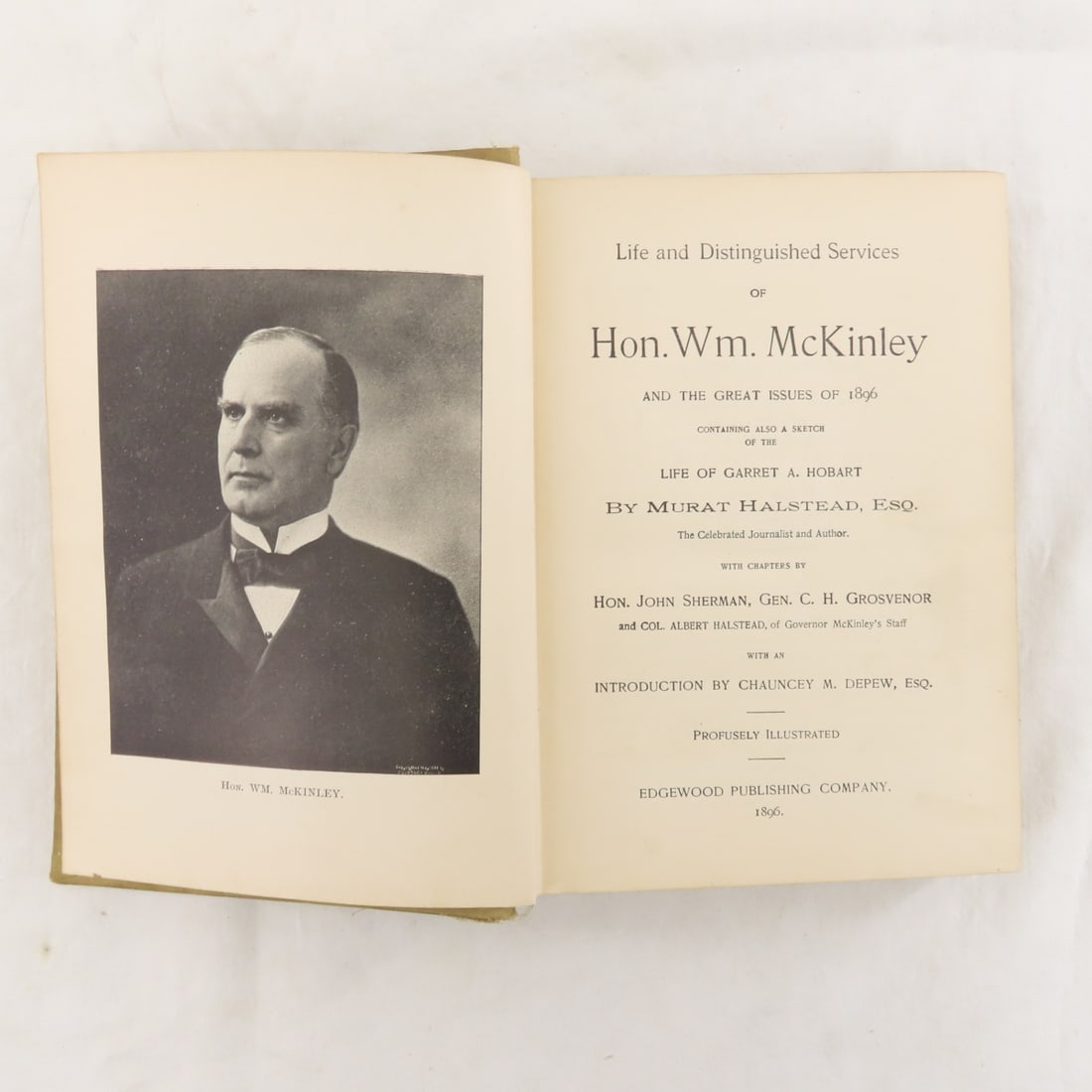 4 Antique Hardcover Books- Remington, McKinley - 17