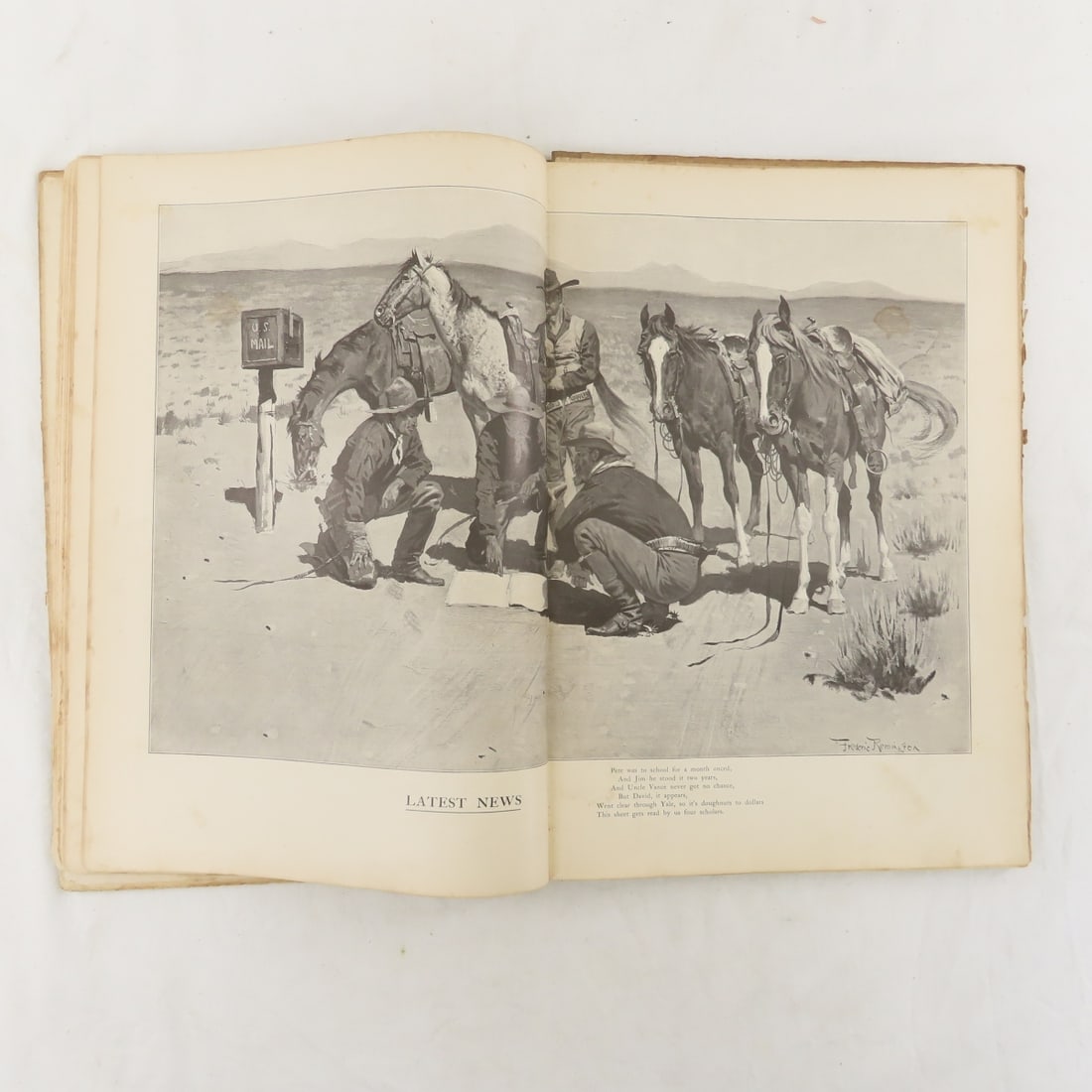 4 Antique Hardcover Books- Remington, McKinley - 5