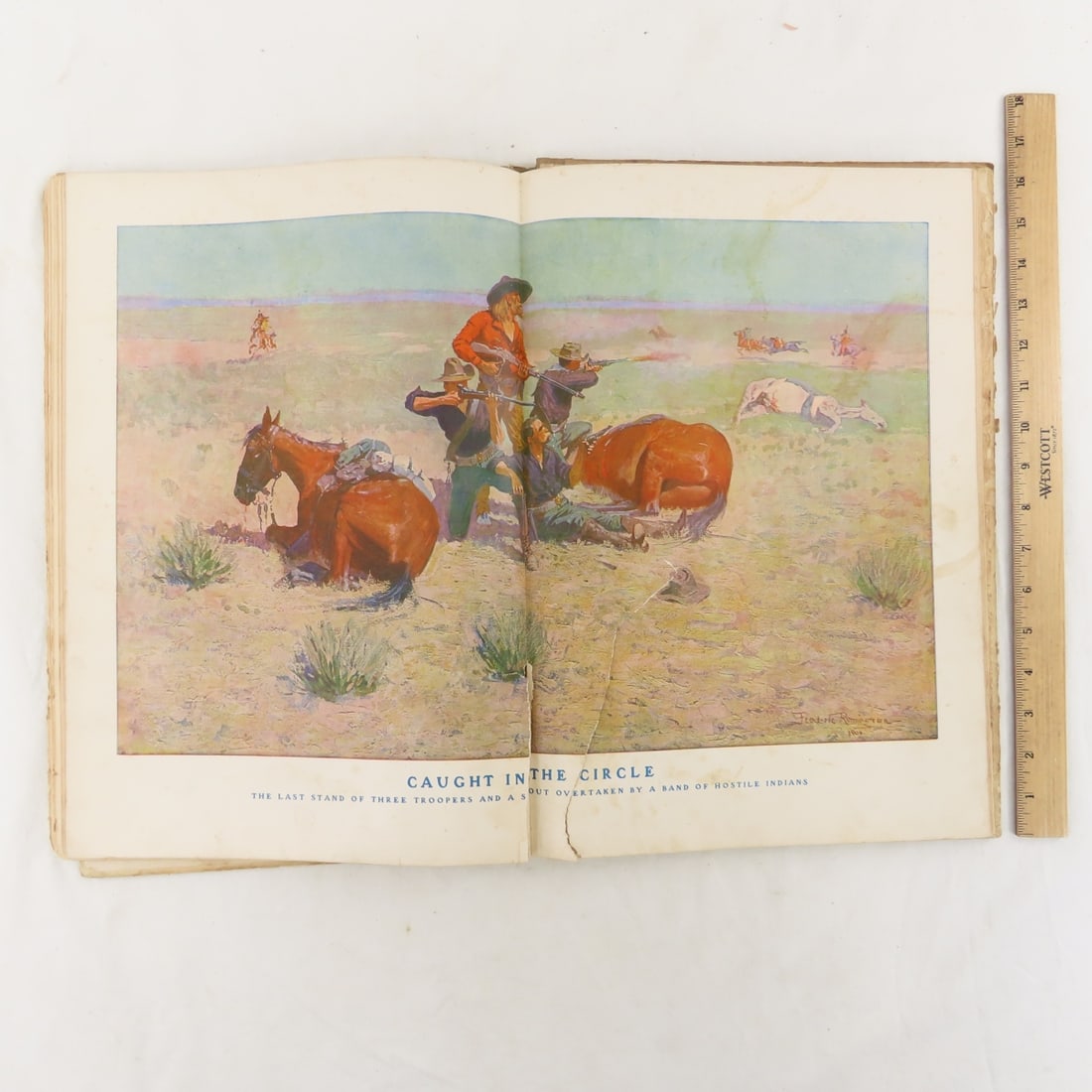4 Antique Hardcover Books- Remington, McKinley - 6