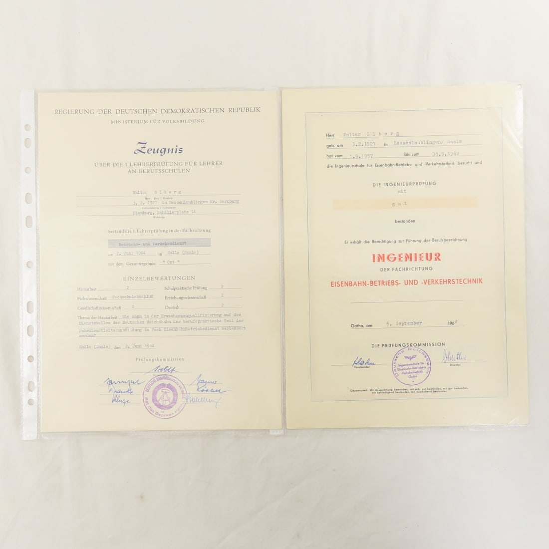 WWII German & East German Documents & Certificates - 3