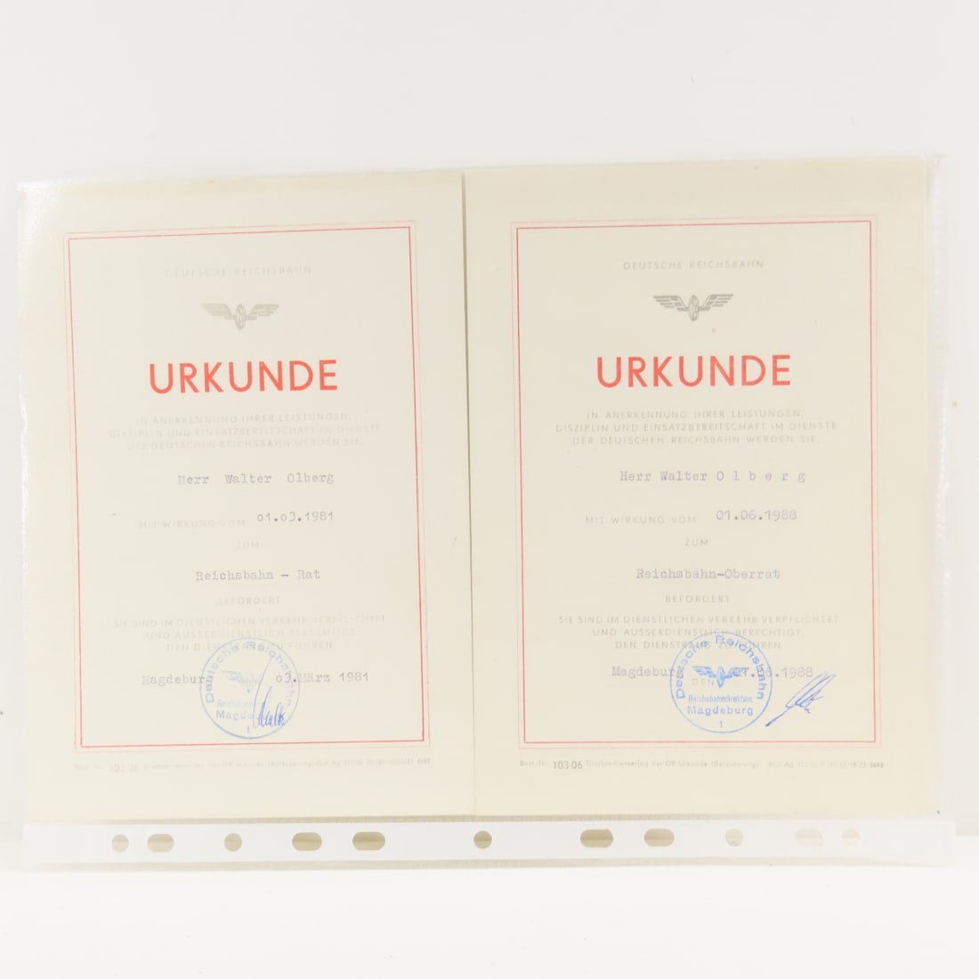 WWII German & East German Documents & Certificates - 6
