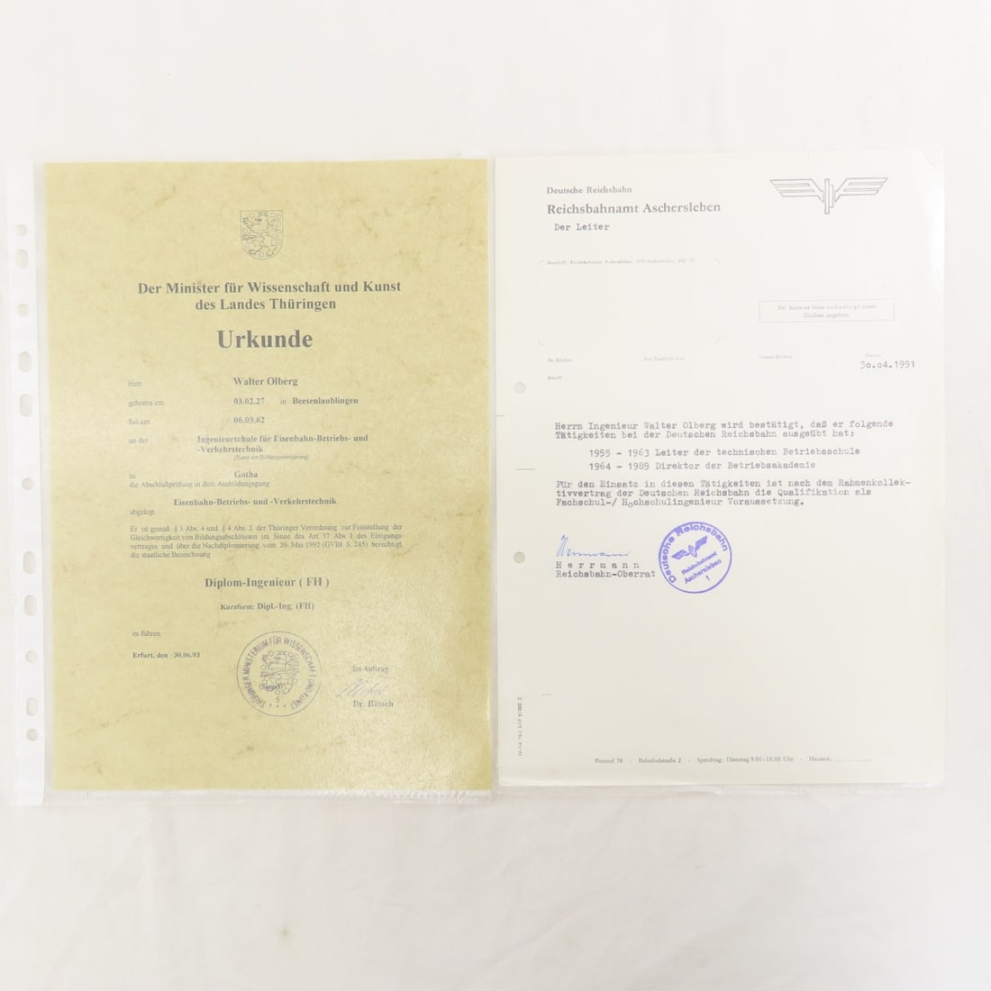 WWII German & East German Documents & Certificates - 7