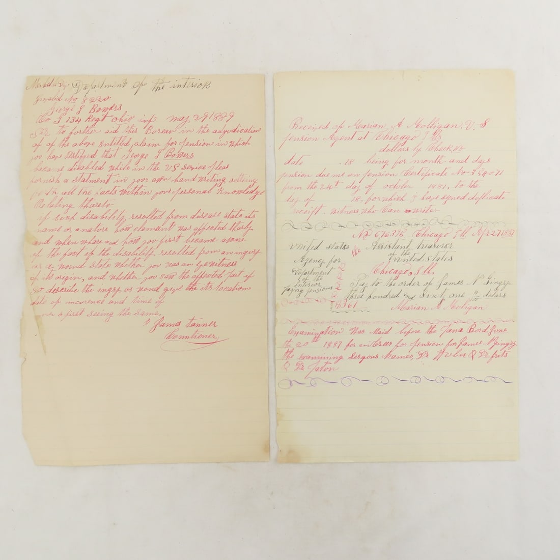 Civil War Vet James A Gingrey Petition File - 19