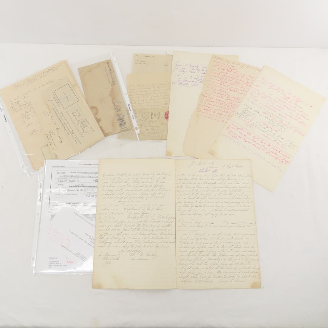 Civil War Vet James A Gingrey Petition File (1 of 20)