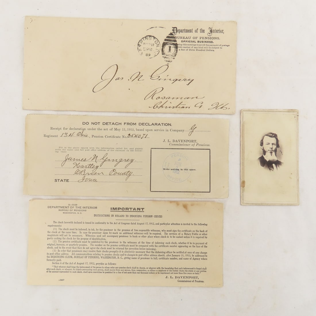 Civil War Vet James A Gingrey Petition File - 5